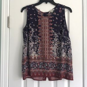 Artisan NY Sleeveless Top Size Medium